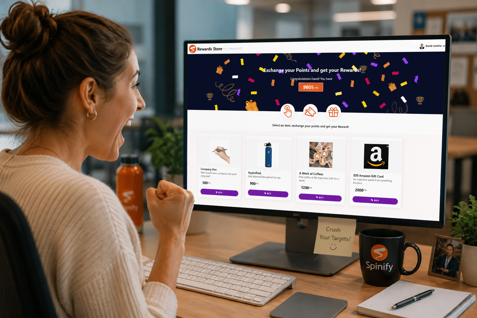 Spinify Rewards Store